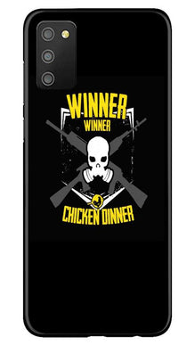 Winner Winner Chicken Dinner Mobile Back Case for Samsung Galaxy F02s  (Design - 178)