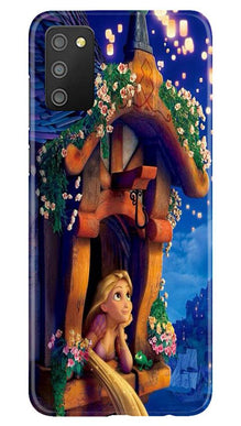 Cute Girl Mobile Back Case for Samsung Galaxy F02s (Design - 198)