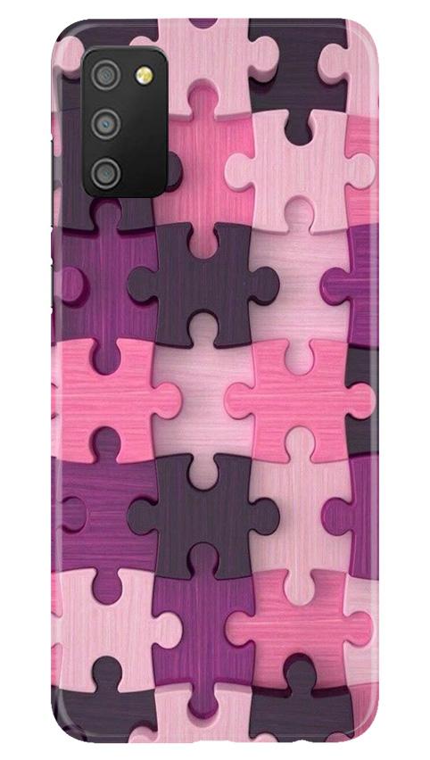 Puzzle Case for Samsung Galaxy F02s (Design - 199)