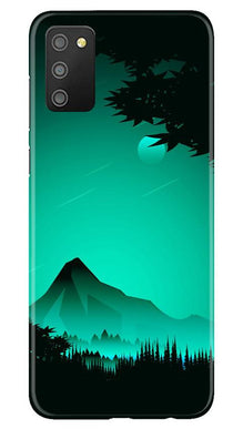 Moon Mountain Mobile Back Case for Samsung Galaxy M02s (Design - 204)