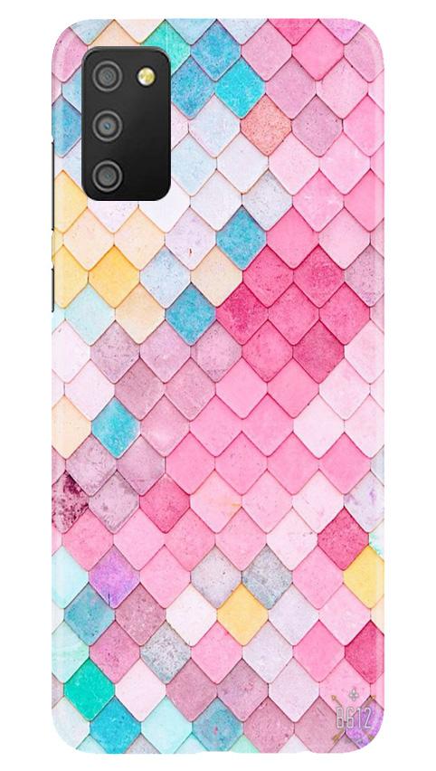 Pink Pattern Case for Samsung Galaxy F02s (Design No. 215)