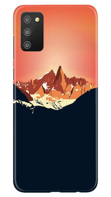 Mountains Mobile Back Case for Samsung Galaxy M02s (Design - 227)