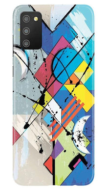 Modern Art Mobile Back Case for Samsung Galaxy M02s (Design - 235)