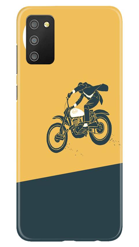 Bike Lovers Case for Samsung Galaxy F02s (Design No. 256)
