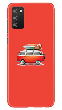 Travel Bus Mobile Back Case for Samsung Galaxy M02s (Design - 258)
