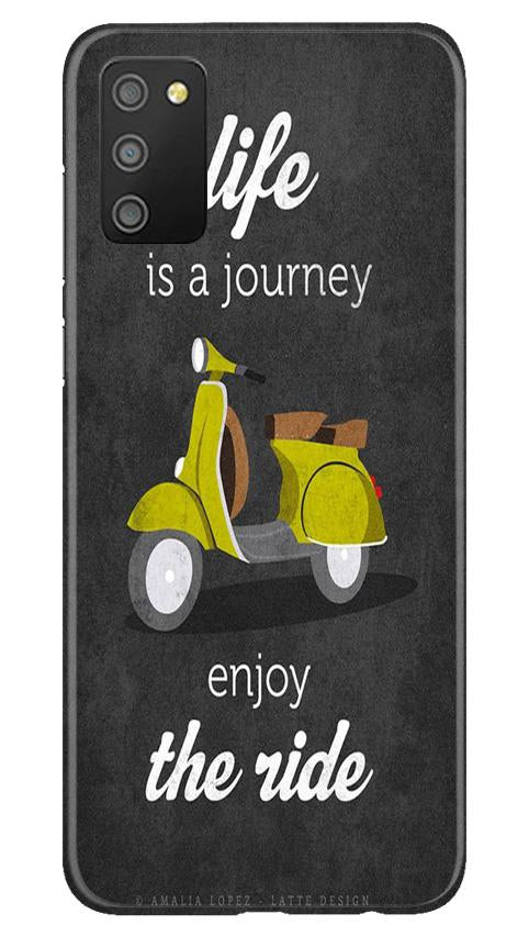 Life is a Journey Case for Samsung Galaxy M02s (Design No. 261)