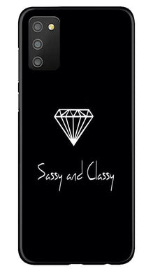 Sassy and Classy Mobile Back Case for Samsung Galaxy M02s (Design - 264)