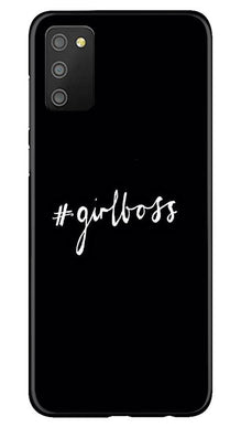#GirlBoss Mobile Back Case for Samsung Galaxy M02s (Design - 266)