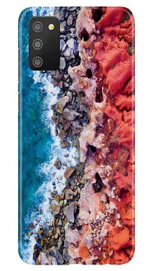 Sea Shore Mobile Back Case for Samsung Galaxy F02s (Design - 273)