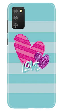 Love Mobile Back Case for Samsung Galaxy M02s (Design - 299)