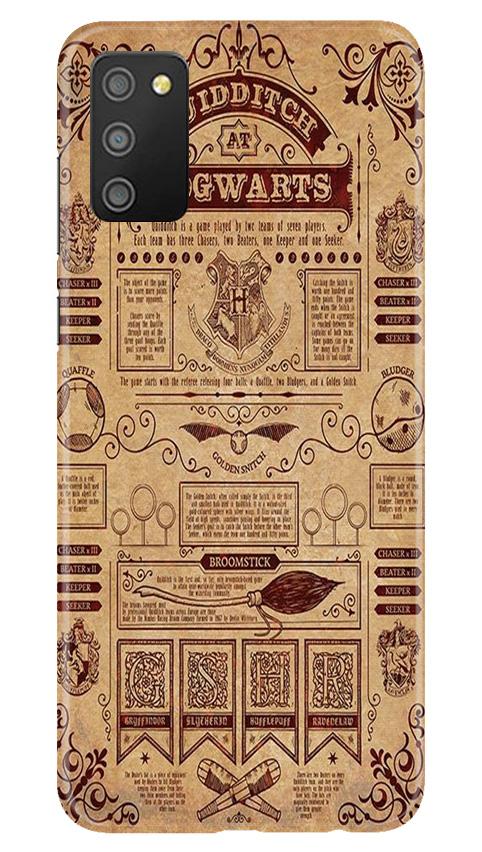 Hogwarts Mobile Back Case for Samsung Galaxy F02s (Design - 304)