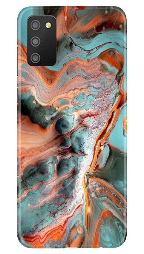 Marble Texture Mobile Back Case for Samsung Galaxy M02s (Design - 309)