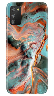 Marble Texture Mobile Back Case for Samsung Galaxy F02s (Design - 309)