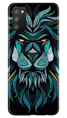 Lion Mobile Back Case for Samsung Galaxy F02s (Design - 314)
