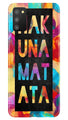 Hakuna Matata Mobile Back Case for Samsung Galaxy F02s (Design - 323)