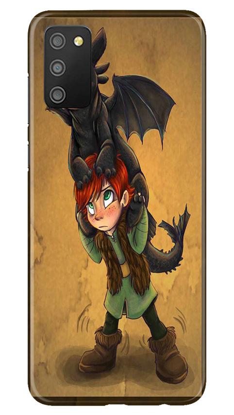 Dragon Mobile Back Case for Samsung Galaxy F02s (Design - 336)