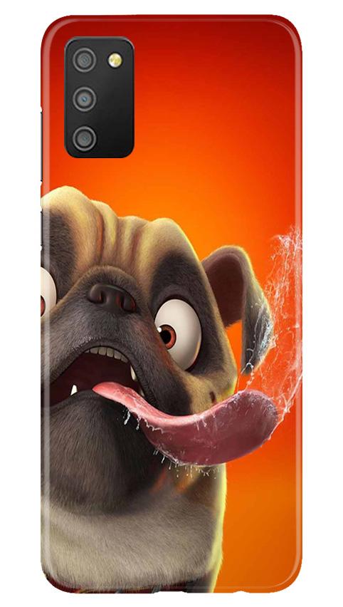 Dog Mobile Back Case for Samsung Galaxy F02s (Design - 343)
