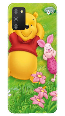 Winnie The Pooh Mobile Back Case for Samsung Galaxy M02s (Design - 348)