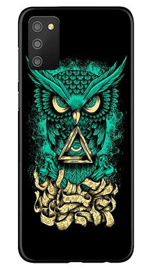 Owl Mobile Back Case for Samsung Galaxy M02s (Design - 358)