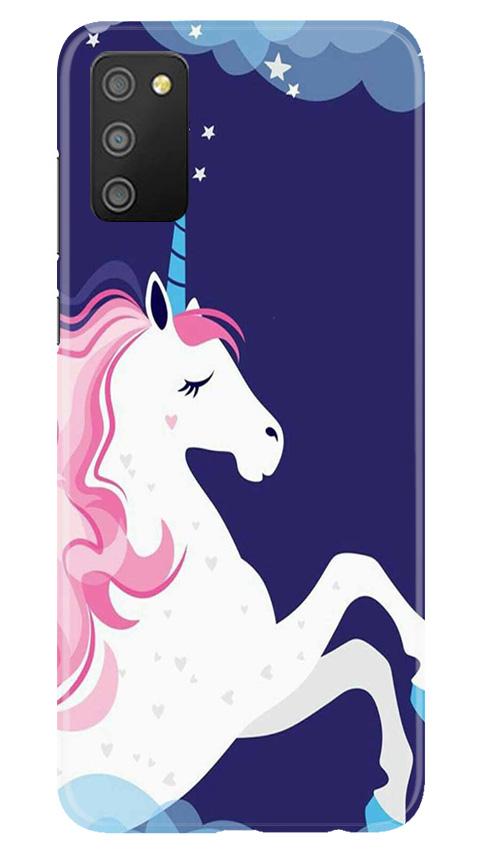 Unicorn Mobile Back Case for Samsung Galaxy M02s (Design - 365)