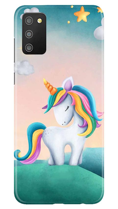 Unicorn Mobile Back Case for Samsung Galaxy M02s (Design - 366)