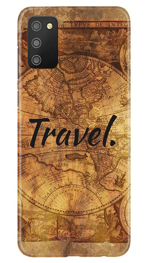 Travel Mobile Back Case for Samsung Galaxy F02s (Design - 375)