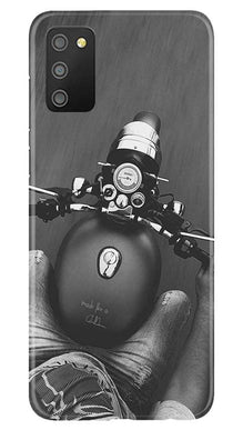 Royal Enfield Mobile Back Case for Samsung Galaxy M02s (Design - 382)