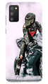 Biker Mobile Back Case for Samsung Galaxy M02s (Design - 383)