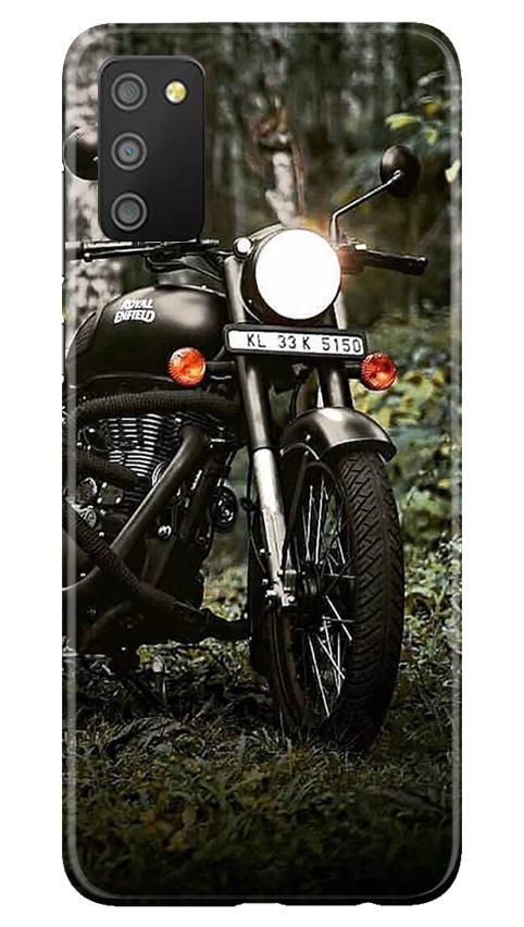 Royal Enfield Mobile Back Case for Samsung Galaxy M02s (Design - 384)