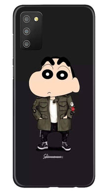 Shin Chan Mobile Back Case for Samsung Galaxy F02s (Design - 391)