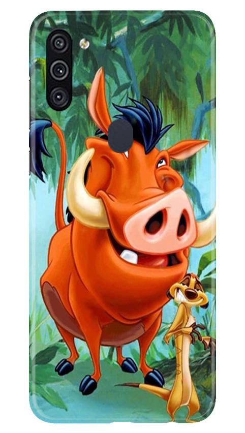 Timon and Pumbaa Mobile Back Case for Samsung Galaxy M11 (Design - 305)