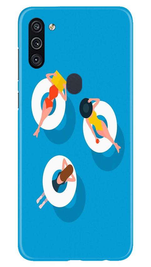 Girlish Mobile Back Case for Samsung Galaxy M11 (Design - 306)