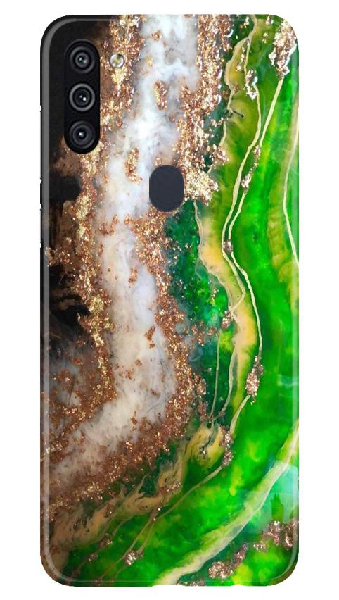 Marble Texture Mobile Back Case for Samsung Galaxy M11 (Design - 307)