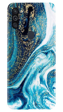 Marble Texture Mobile Back Case for Samsung Galaxy M11 (Design - 308)