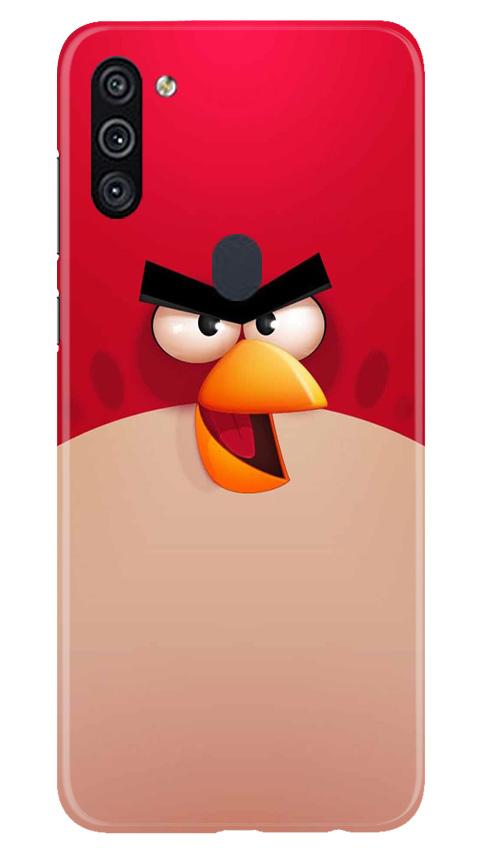 Angry Bird Red Mobile Back Case for Samsung Galaxy M11 (Design - 325)