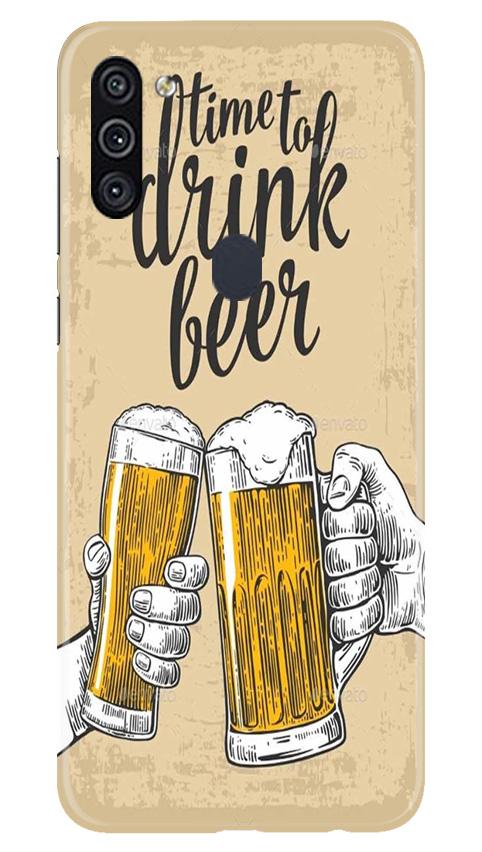 Drink Beer Mobile Back Case for Samsung Galaxy M11 (Design - 328)