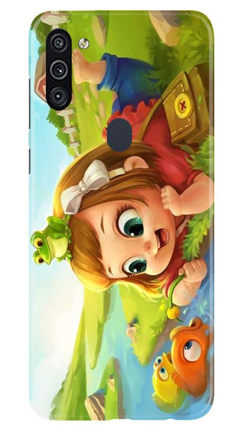 Baby Girl Mobile Back Case for Samsung Galaxy M11 (Design - 339)