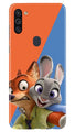 Cartoon Mobile Back Case for Samsung Galaxy M11 (Design - 346)