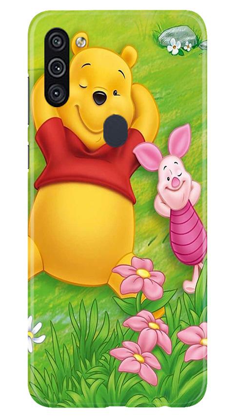 Winnie The Pooh Mobile Back Case for Samsung Galaxy M11 (Design - 348)