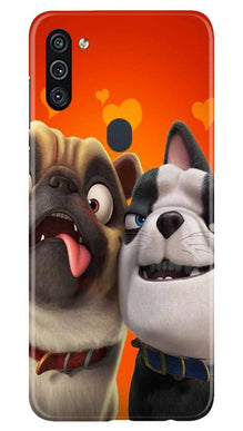 Dog Puppy Mobile Back Case for Samsung Galaxy M11 (Design - 350)