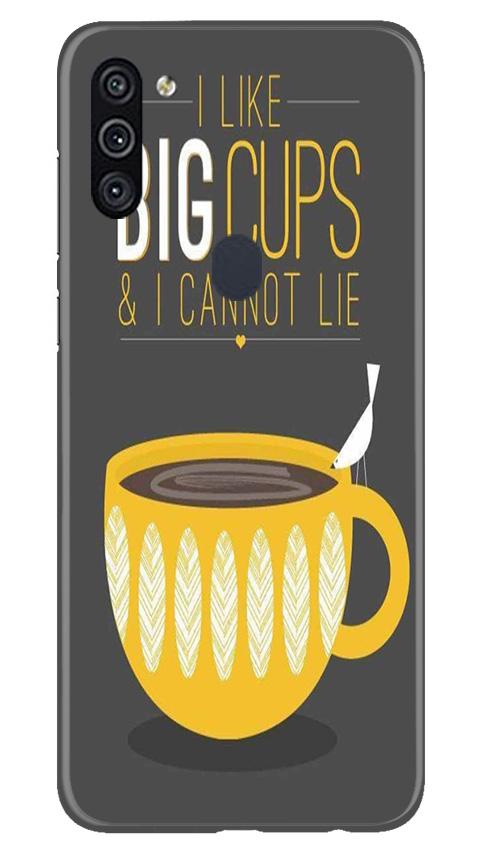 Big Cups Coffee Mobile Back Case for Samsung Galaxy M11 (Design - 352)