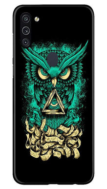 Owl Mobile Back Case for Samsung Galaxy M11 (Design - 358)