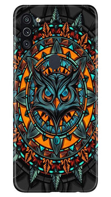 Owl Mobile Back Case for Samsung Galaxy M11 (Design - 360)
