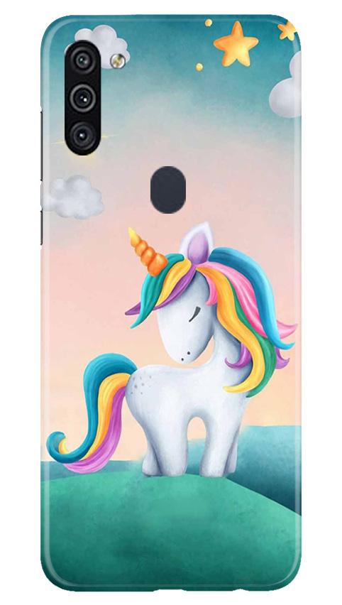 Unicorn Mobile Back Case for Samsung Galaxy M11 (Design - 366)