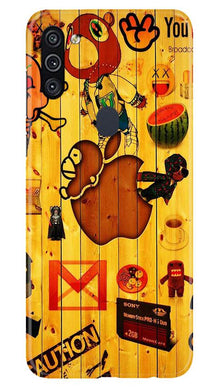 Wooden Texture Mobile Back Case for Samsung Galaxy M11 (Design - 367)