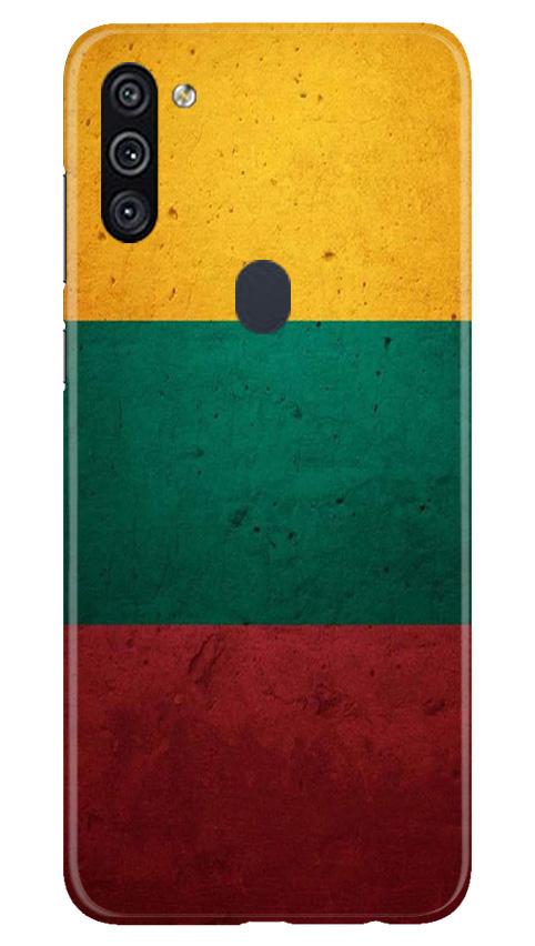 Color Pattern Mobile Back Case for Samsung Galaxy M11 (Design - 374)