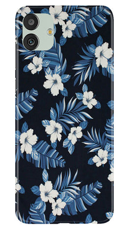White flowers Blue Background2 Case for Samsung Galaxy M13 5G