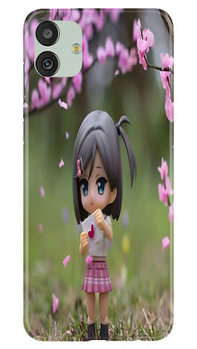 Cute Girl Mobile Back Case for Samsung Galaxy M13 5G (Design - 92)