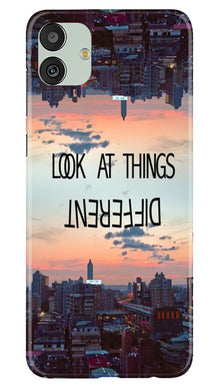 Look at things different Mobile Back Case for Samsung Galaxy M13 5G (Design - 99)