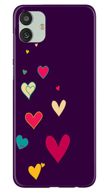 Purple Background Mobile Back Case for Samsung Galaxy M13 5G  (Design - 107)